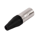 3 Pin XLR Male Connector (PRA-3MXX-NKL) Audiopipe