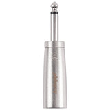 TS 6.35MM Male to XLR Male Adapter (PRA-63M-XLRM) Audiopipe