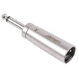 TS 6.35MM Male to XLR Male Adapter (PRA-63M-XLRM) Audiopipe