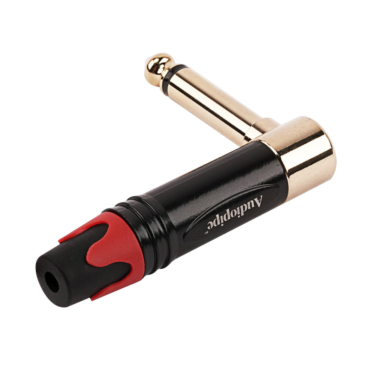 6.35mm Mono Right Angle Plug (PRA-63RA-MBG) Audiopipe