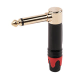 6.35mm Mono Right Angle Plug (PRA-63RA-MBG) Audiopipe