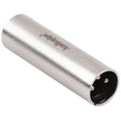 3 Pin XLR Male to Male XLR Adapter (PRA-M-68) Audiopipe