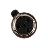 Mini XLR Connector (PRA-MXLR-3M-4F) Audiopipe
