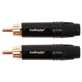 RCA Connector (PRA-RCA2A-BG) Audiopipe