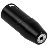 XLR Male to 3.5 Female Connector (PRA-XLRM-35F-CEL) Audiopipe