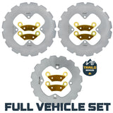 Polaris Sportsman 400/450/500/570/800 2009-2024 Ridge Rider Rotor and Pad Kit