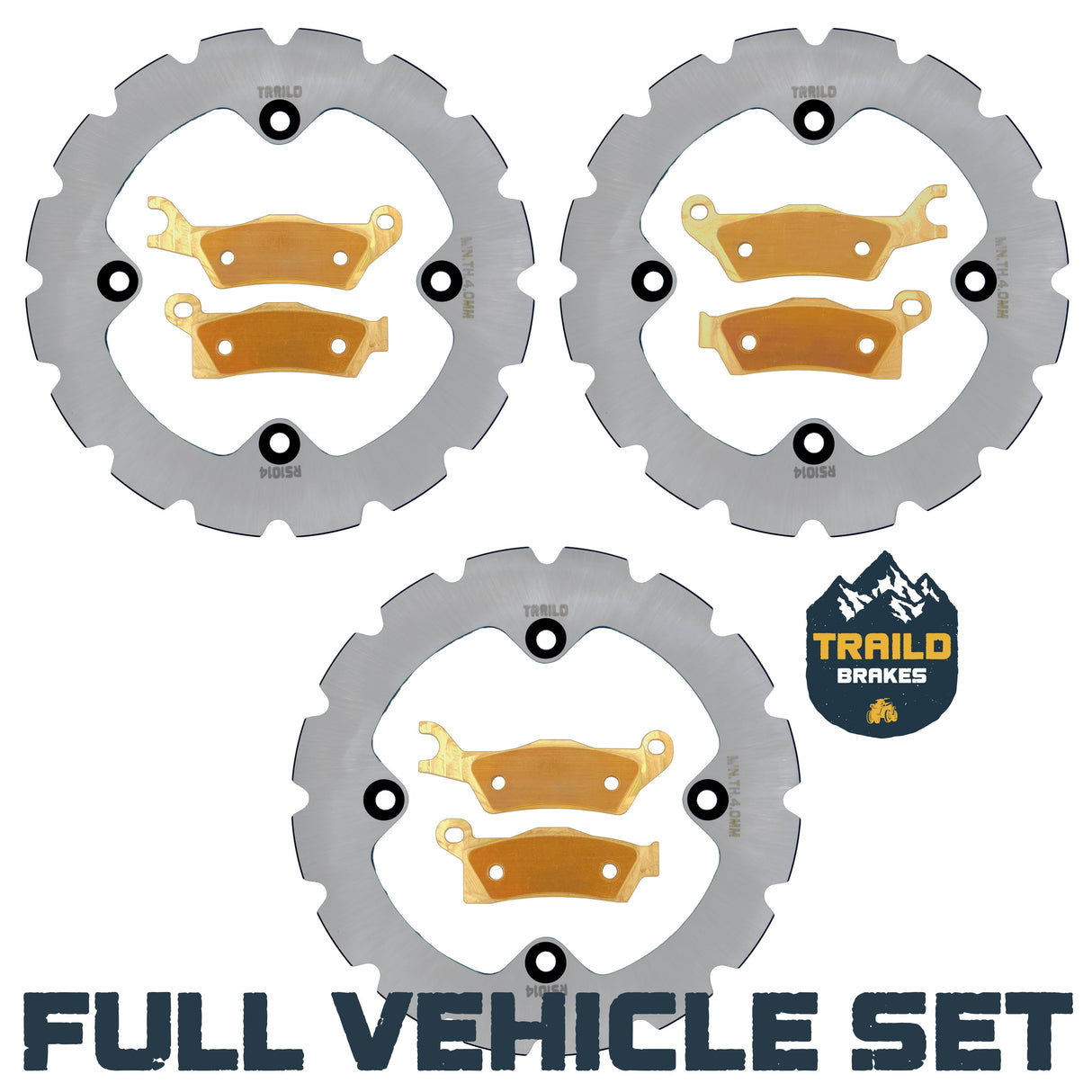 Can-Am Renegade 1000/850/650/570 2020-2026 Ridge Rider Rotor and Pad Kit Traild