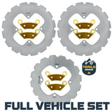 Polaris Sportsman 450/570 2021-2026 Ridge Rider Rotor and Pad Kit
