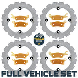 Can-Am Outlander 1000/850/650/450 6x6 2015-2026 Ridge Rider Rotor and Pad Kit Traild