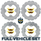 Polaris Sportsman Touring/X2 500/800 2006-2009 Ridge Rider Rotor and Pad Kit
