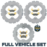 Polaris Sportsman Touring 450/500/700/800 2007-2009 Ridge Rider Rotor and Pad Kit