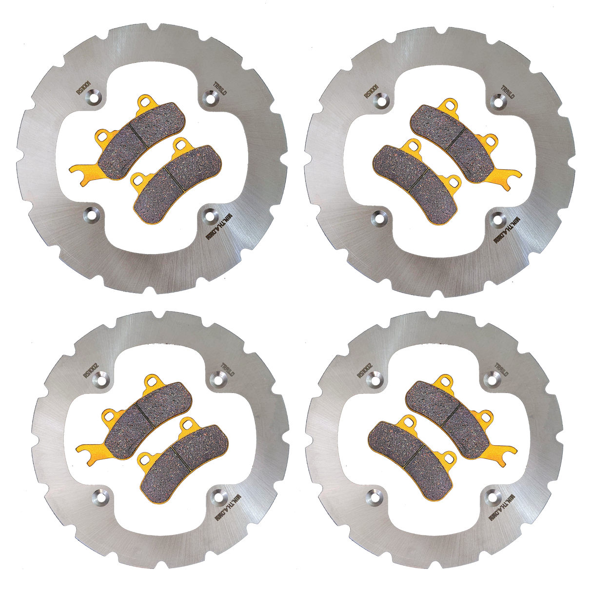 Can-Am Maverick Sport/Trail 2018-2026 Ridge Rider Rotor and Pad Kit Traild