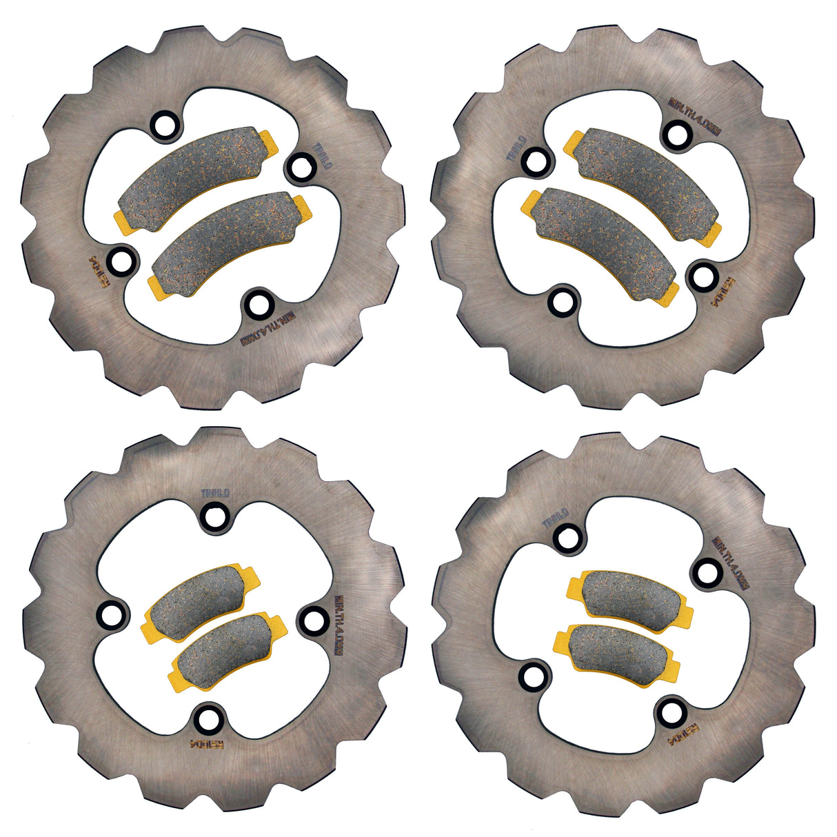 CFMoto UForce 1000/600 2019-2026 Ridge Rider Rotor and Pad Kit Traild