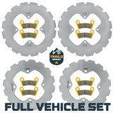 Polaris Ranger 500/SP 570 2022-2026 Ridge Rider Rotor and Pad Kit