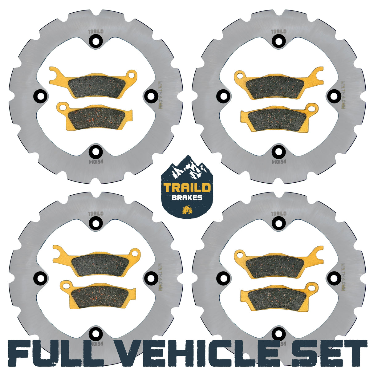Can-Am Renegade 1000/850/800/570/500 2012-2019 Ridge Rider Rotor and Pad Kit Traild