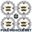 Can-Am Outlander 1000/850/650/450 6x6 2015-2026 Ridge Rider Rotor and Pad Kit Traild