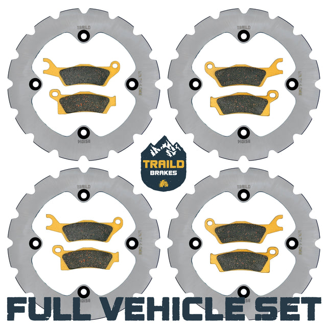 Can-Am Outlander 1000/850/650/450 6x6 2015-2026 Ridge Rider Rotor and Pad Kit Traild