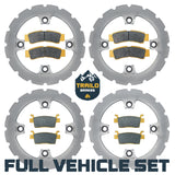 Kawasaki KRX/KRX4 1000 2020-2026 Ridge Rider Rotor and Brake Pad Kit Traild