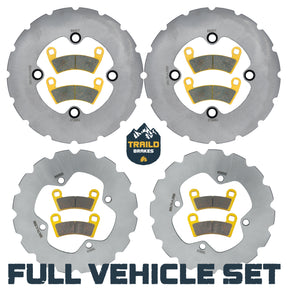 Polaris Ranger XP 1000 / XP Kinetic 2021-2027 Ridge Rider Rotor and Pad Kit Traild