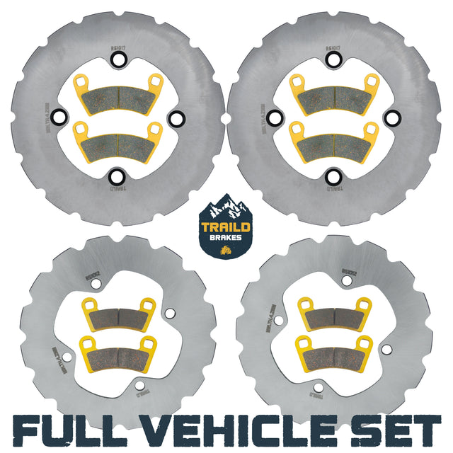 Polaris Ranger XP 1000 / XP Kinetic 2021-2027 Ridge Rider Rotor and Pad Kit Traild