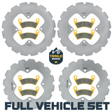 Polaris Ranger EV/Crew 700/570/570-6 2008-2025 Ridge Rider Rotor and Pad Kit