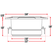 PRO-4-TWT // 4" 180 Watt Aluminum Super Tweeters, Pair CT Sounds