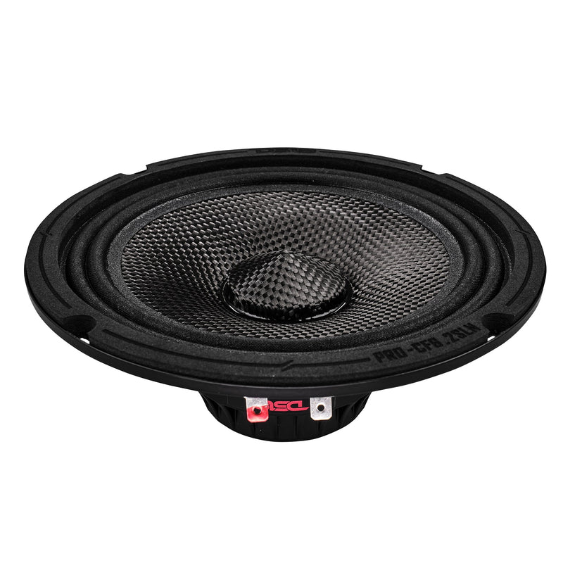 6.5” Slim Motorcycle & Motorsports Loudspeaker With Neodymium Magnet and Water Resistant Carbon Fiber Cone | 2-Ohm 150W RMS