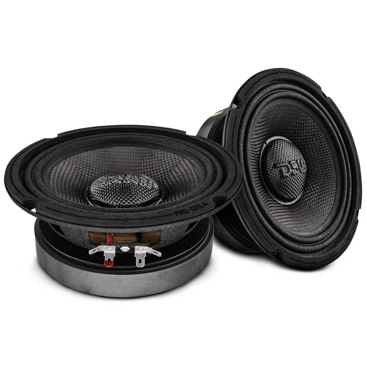 6.5” Motorcycle & Motorsports Loudspeaker With Water Resistant Carbon Fiber Cone | 4-Ohm 300W RMS DS18