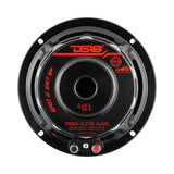 DS18 PRO-CF6.4NR 6.5" 250W RMS Neodymium Carbon Fiber Water Resistant Cone Midbass Speaker (Single) DS18