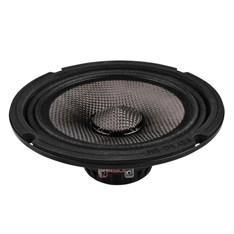 6.5” Slim Motorcycle & Motorsports Loudspeaker With Neodymium Magnet and Water Resistant Carbon Fiber Cone | 4-Ohm 150W RMS