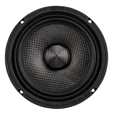 6.5” Slim Motorcycle & Motorsports Loudspeaker With Neodymium Magnet and Water Resistant Carbon Fiber Cone | 4-Ohm 150W RMS