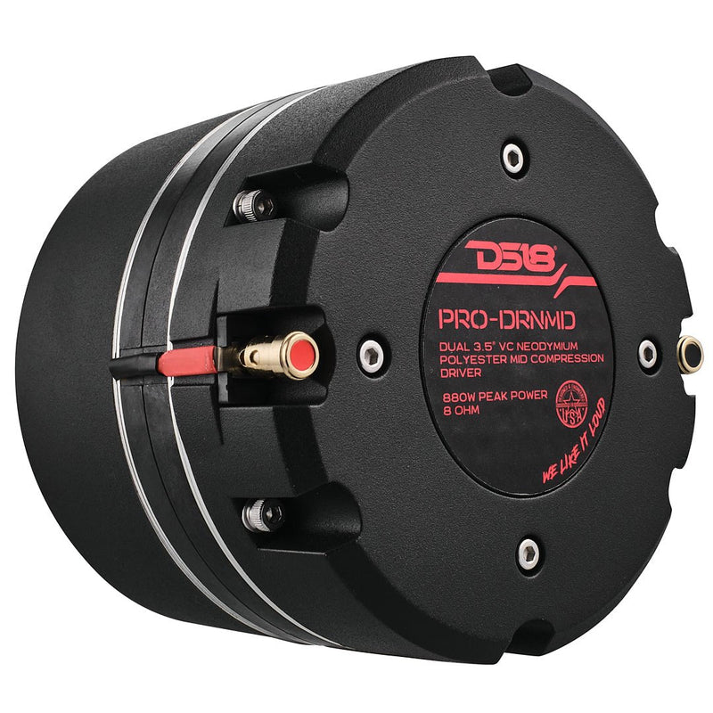 2" Throat Bolt on Nedodymium Driver 440 Watts 2 x 3.5" Dual Polyester Vc 8-Ohm