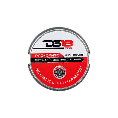 1" Throat Twist On Neodymium Driver 120 Watts 1" Composite Polyimide Vc 4-Ohm