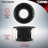 6.5” Round Bolt-On Horn Diffuser