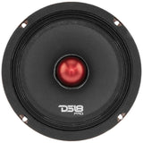 DS18 PRO-X6.4BMSL 6.5" 250W RMS Shallow Midrange Speaker (Single) DS18
