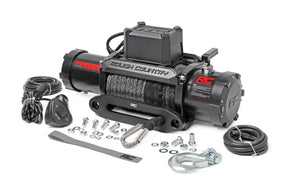 9500-Lb Pro Series Winch Synthetic Rope Rough Country