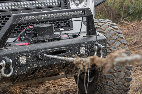 9500-Lb Pro Series Winch Synthetic Rope Rough Country