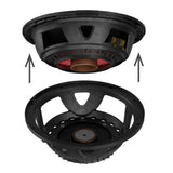 PROJECT360 8” High-Sensitivity Mid-High Loudspeaker With Neodymium Magnet - 350W RMS 4-Ohm - Rotating Recone Design For Quick Repair