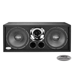 PRV210-290 CHROME Dual 10in Chuchero Loaded Speaker Box