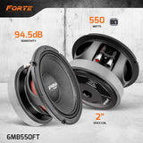 PRV AUDIO 6.5 Inch Midbass Speaker 6MB550FT 8 Ohm PRV