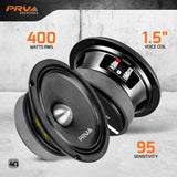 6MR400-4 BULLET PRV 6.5" MIDRANGE BULLET LOUDSPEAKER PRV