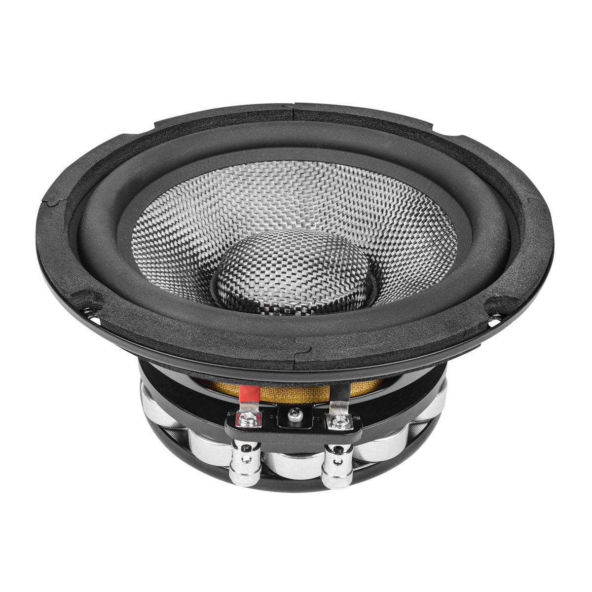 PRV AUDIO Carbon Fiber 6.5" Midrange Speaker 500 Watts 4 Ohm Neodymium 6MR500CF-NDY-4 PRV
