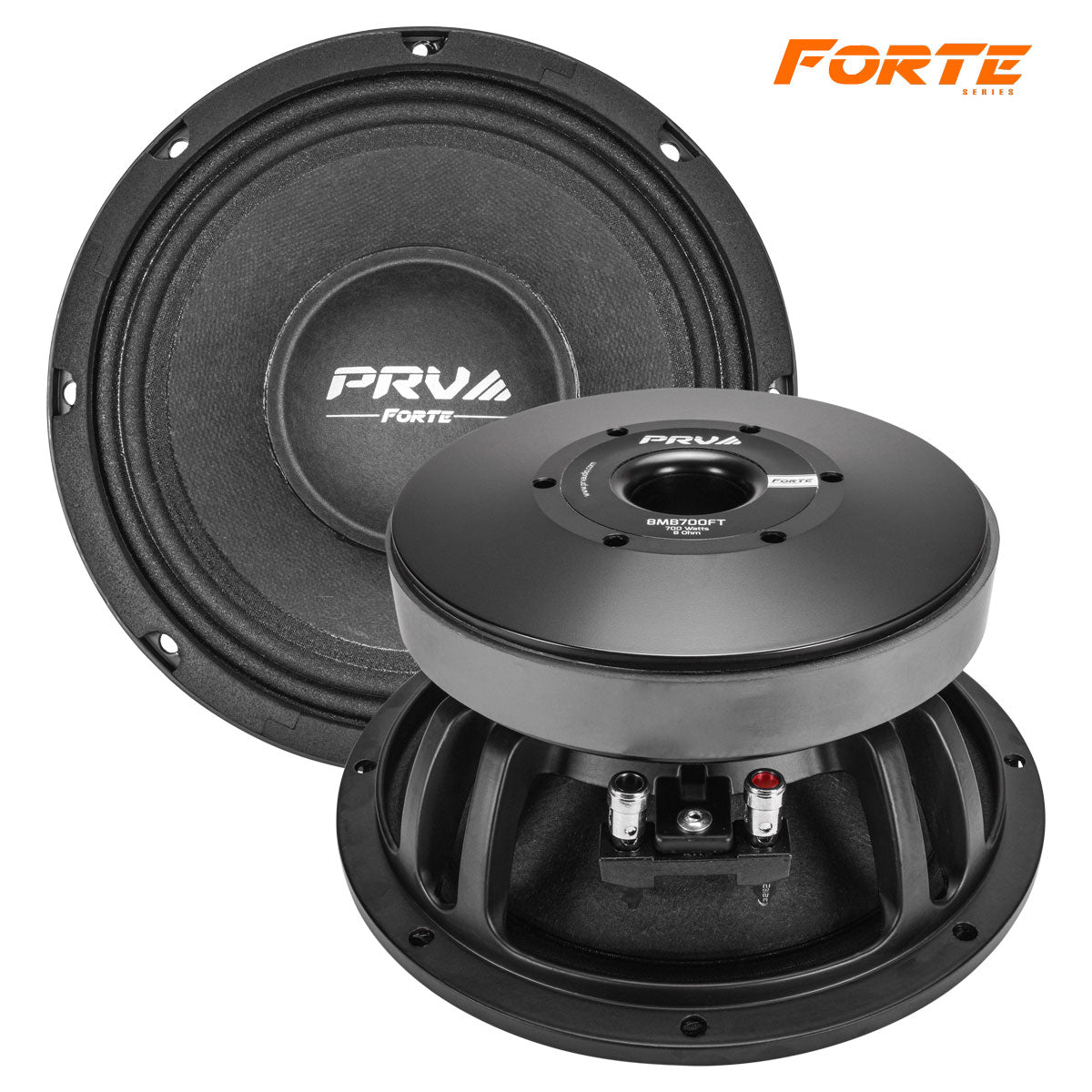 PRV 8″ Midbass Speaker 8MB700FT 700 Watts / 8 Ohm High Power PRO Audio Low Frequency Loudspeaker PRV