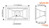 https://prvaudio.com/wp-content/uploads/2019/03/PRV-Audio-WG45-50-Waveguide-Sizes.png