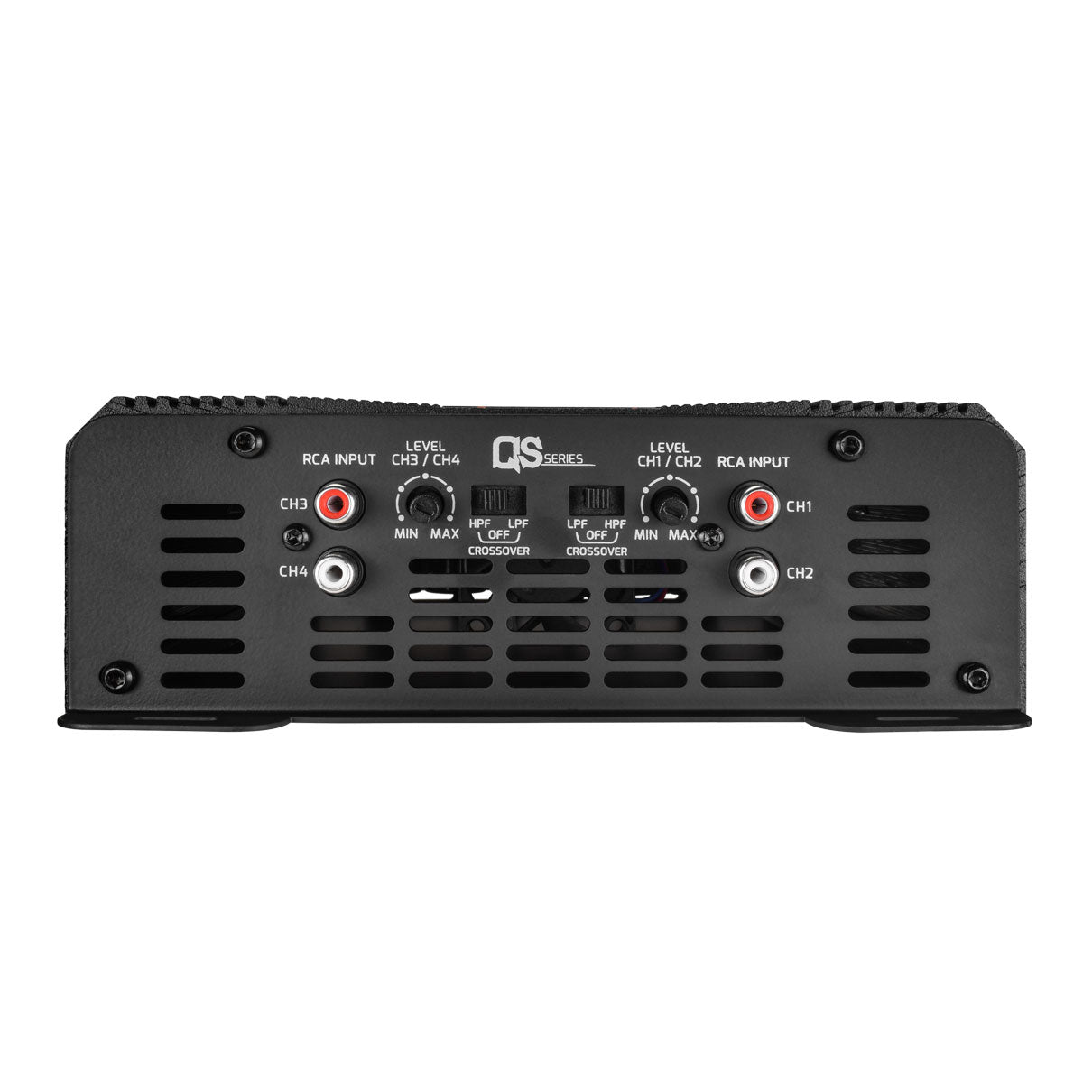 PRV Audio QS1200.4 2 Ohm Compact 4 Channel Car Audio Amplifier 4 x 310 Watts RMS at 2 Ohm PRV