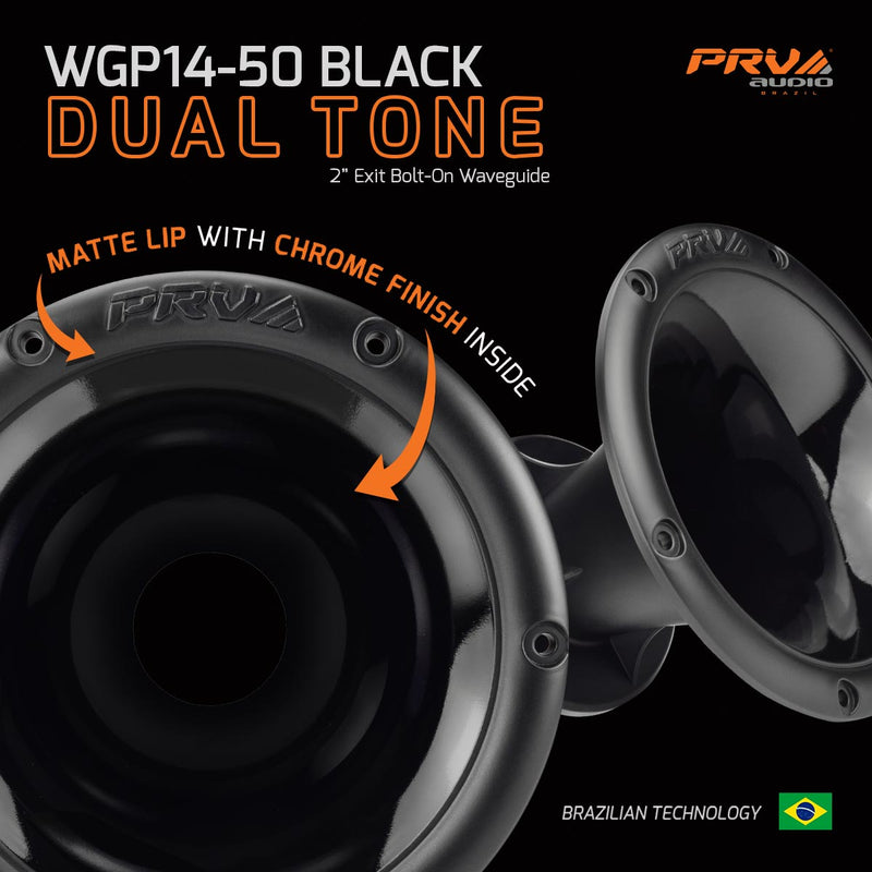 PRV WGP14-50 BLACK DUAL TONE Waveguide PRV