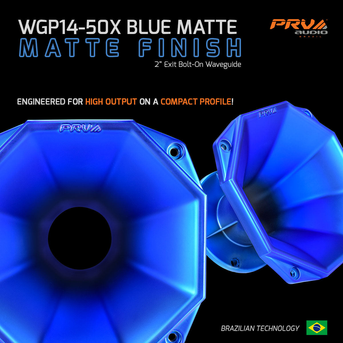 PRV WGP14-50X BLUE MATTE Waveguide PRV