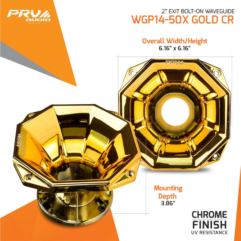 PRV WGP14-50X GOLD CR Waveguide PRV