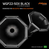 PRV WGP22-50X BLACK Waveguide PRV