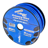 25Ft Primary Wire (PS-0-25 BLU) Audiopipe